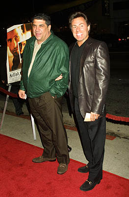 Vincent Pastore and fella at the Los Angeles premire of Newmarket Films' Memento