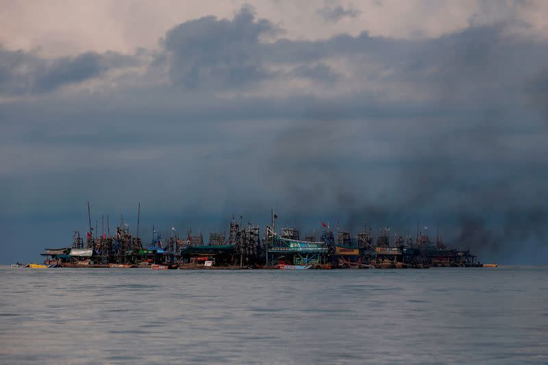 The Wider Image: Mining tin from the sea