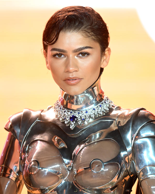 People can't stop talking about Zendaya's metal body suit she wore for Dune  premiere
