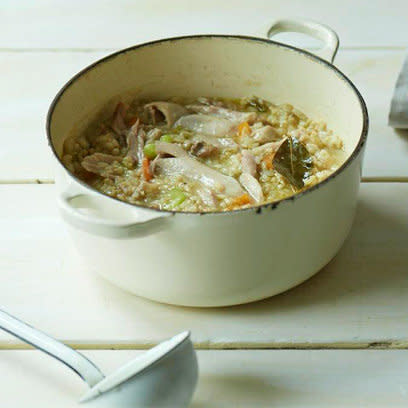 Chicken and brown rice soup recipe