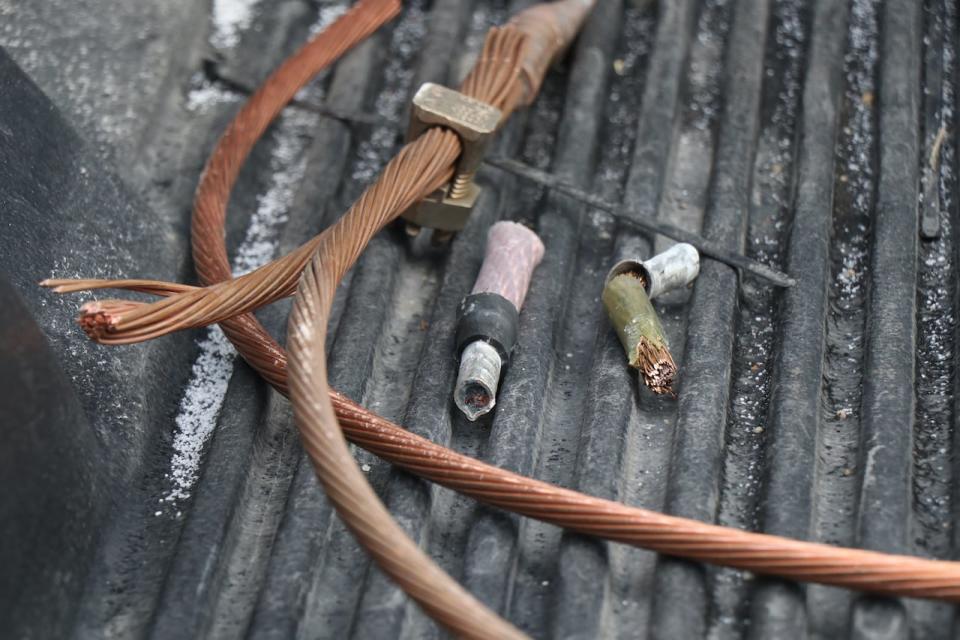 Thieves are cutting and stripping copper wire by breaking into buildings, electrical substations, and even cutting wires directly off of utility poles.