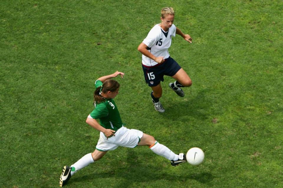 Katie Taylor in action against the United States Photo: Donald Miralle/Getty Images