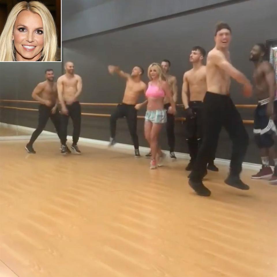 Britney Spears Teaches Sexy Moves to Backup Dancers for Vegas Show