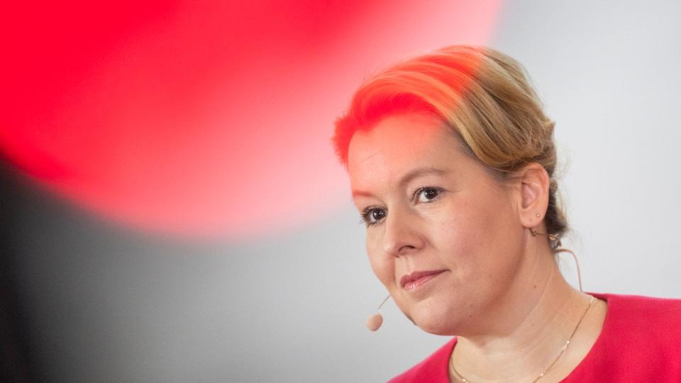 Berlins Regierende Bürgermeisterin Franziska Giffey (SPD). (Bild: dpa)