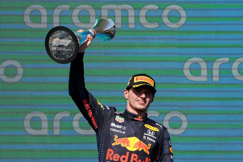 Red Bull driver Max Verstappen won the United States Grand Prix in Austin, Texas (Darron Cummings/AP) (AP)