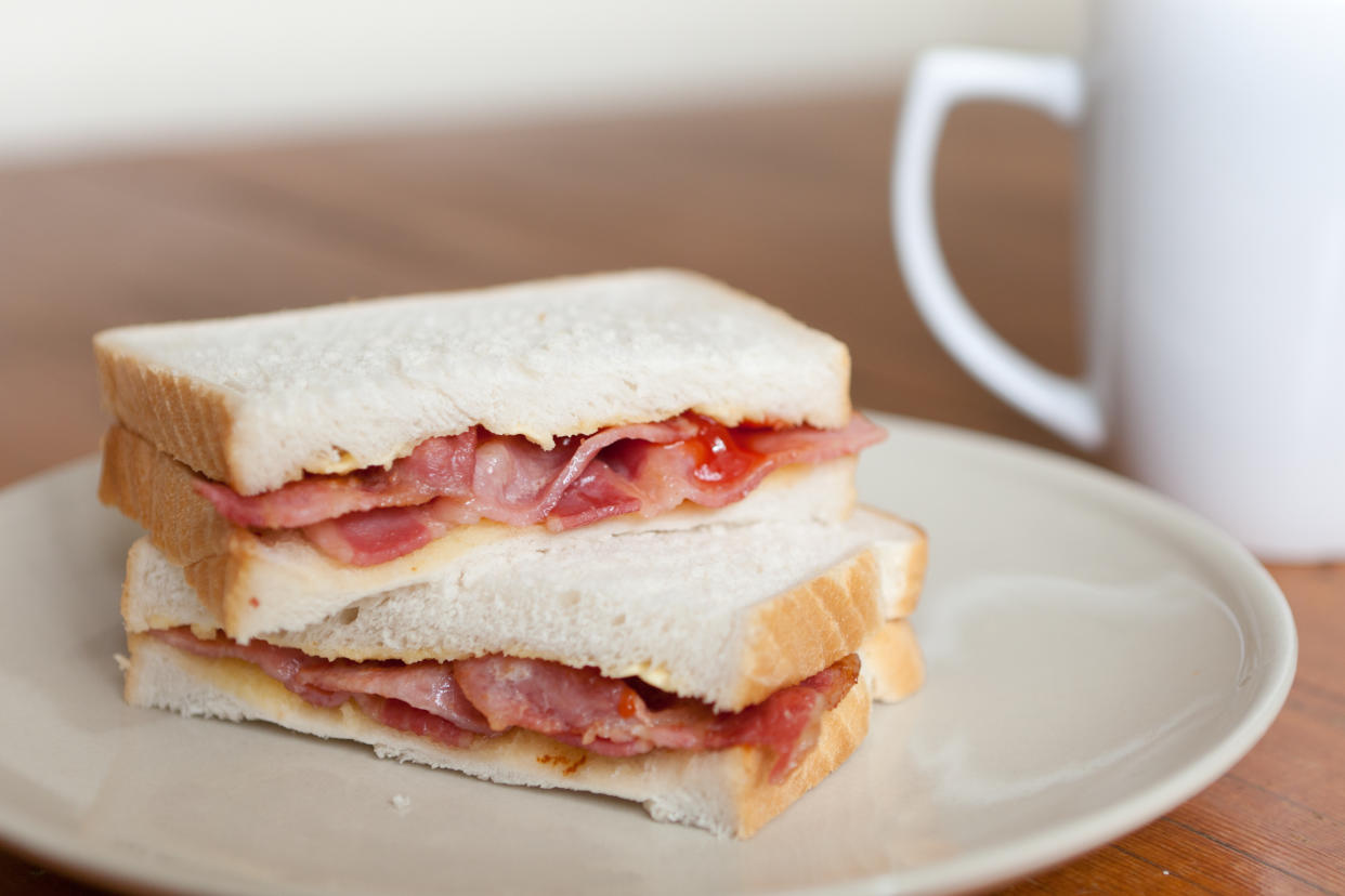 Just two bacon sandwiches per week can increase your risk of type 2 diabetes. (Getty Images)