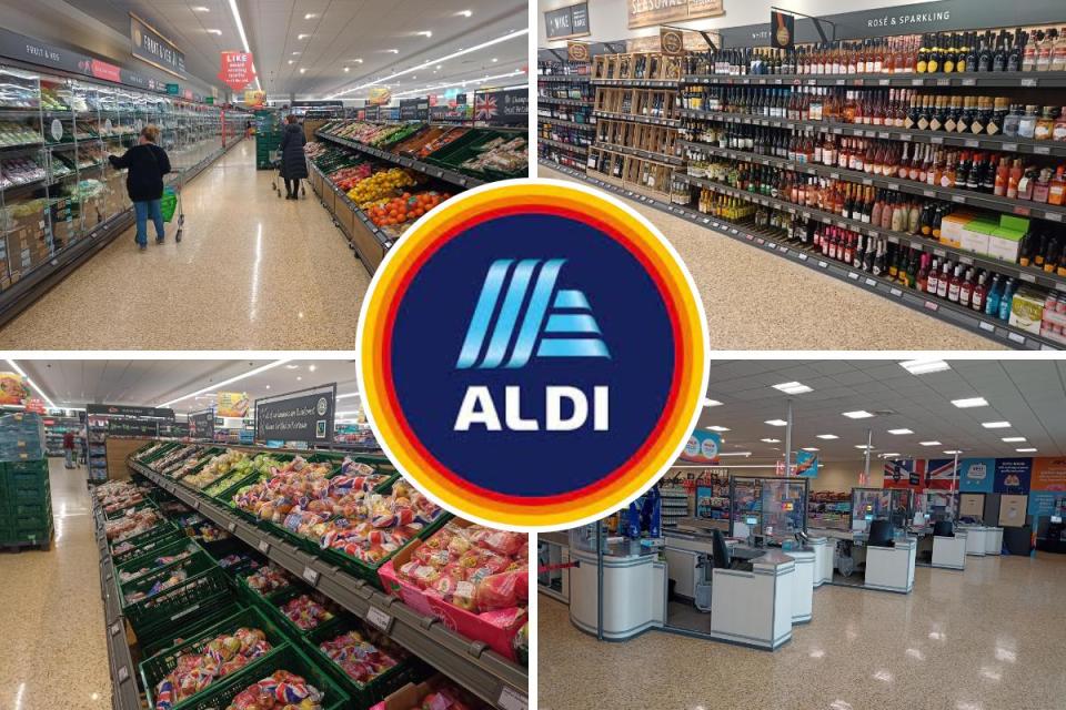 New – the Aldi store has been refitted after a six-day closure <i>(Image: Newsquest)</i>