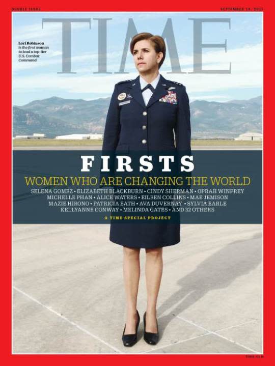 Gen. Lori Robinson for Time Magazine: First woman to lead a top-tier U.S. Combat Command (Photograph by Luisa Dörr for TIME)