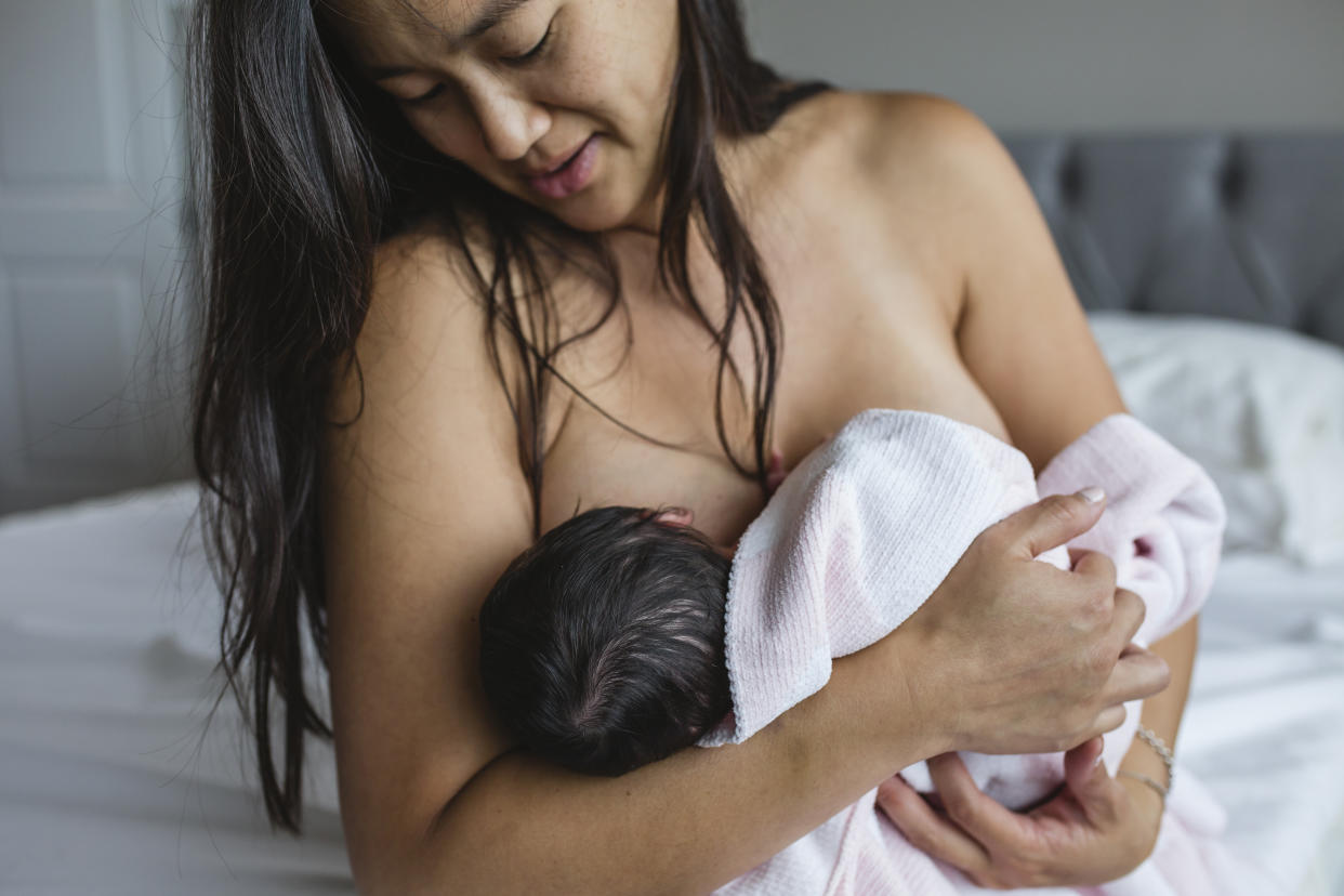 D-MER can cause breastfeeding women to experience low moods. (Photo: Getty Creative)