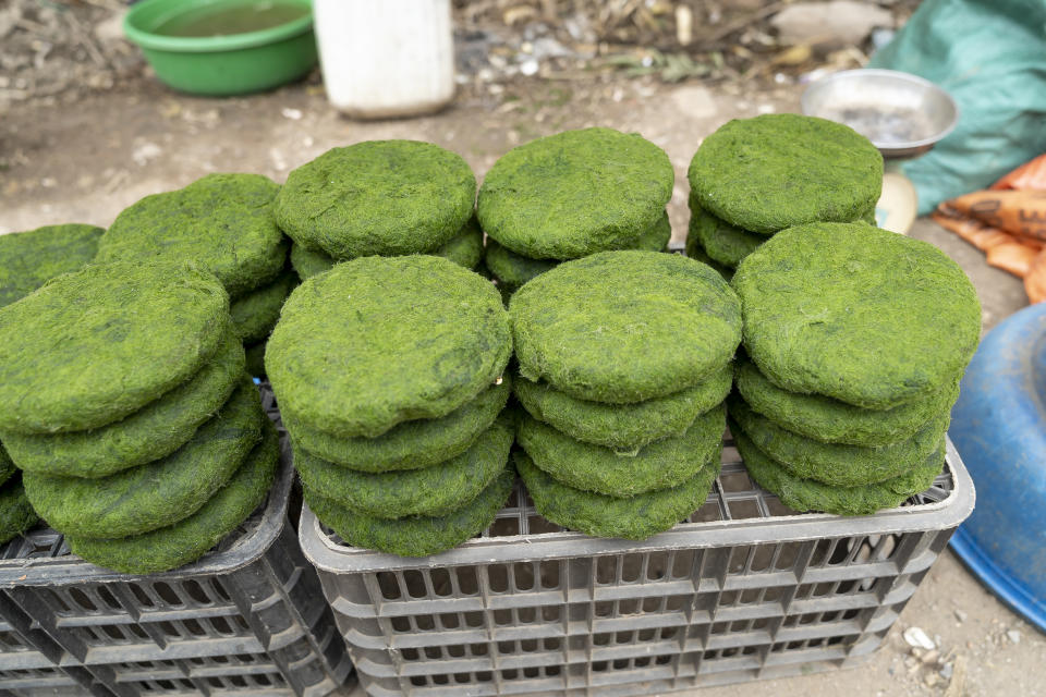 In some parts of Africa, spirulina is still sold in the form of dikhe (Photo: Getty)