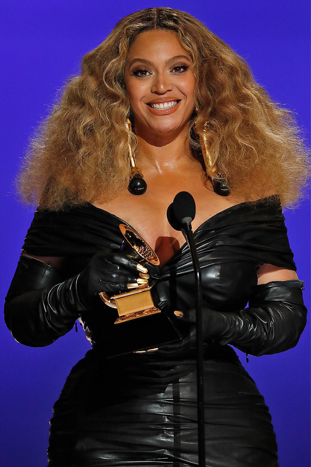 Beyoncé wins the award for Best R&amp;B Performance at THE 63rd ANNUAL GRAMMY® AWARDS, broadcast live from the STAPLES Center in Los Angeles, Sunday, March 14, 2021 (8:00-11:30 PM, live ET/5:00-8:30 PM, live PT) on the CBS Television Network and Paramount+.