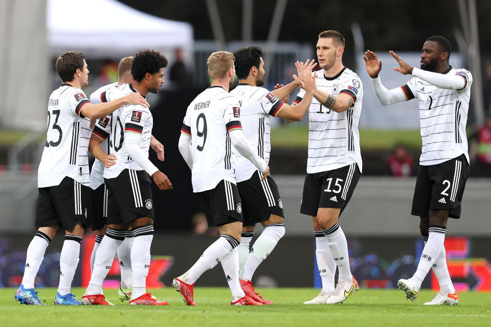 Gegen Island gelang der deutschen Nationalmannschaft der dritte Sieg im dritten Spiel unter Neu-Bundestrainer Hansi Flick. (Bild: Getty Images)