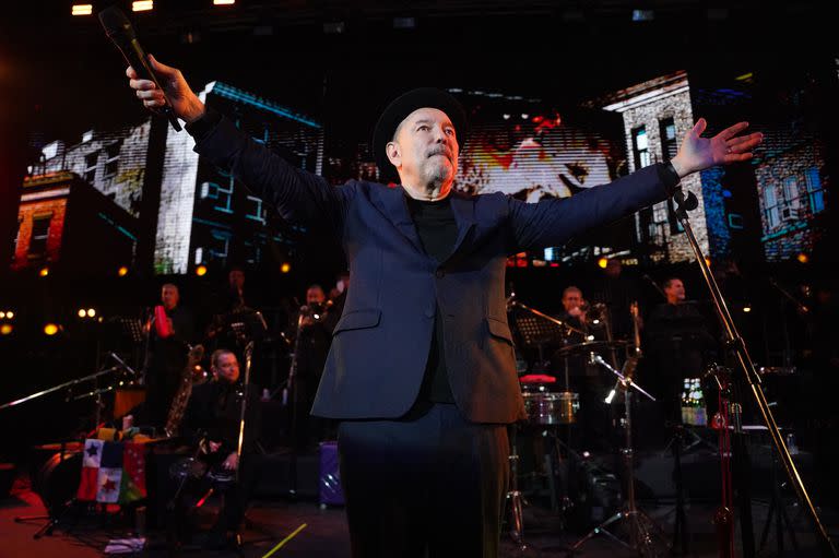 Una big band acompañó a Rubén Blades en el Luna Park