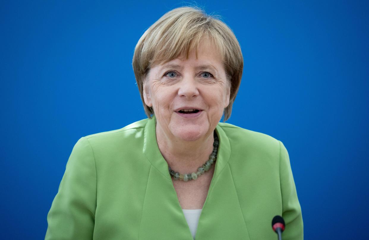 Kanzlerin Angela Merkel (CDU) hat heute einen ganz besonderen Termin. (Bild: Kay Nietfeld/dpa)