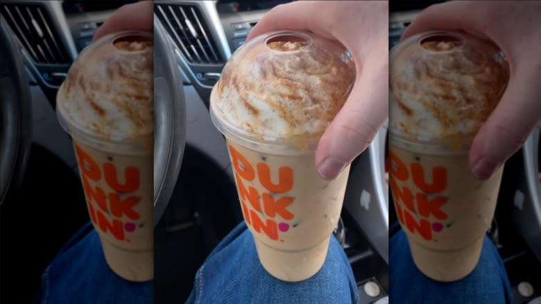 Dunkin' pumpkin coffee