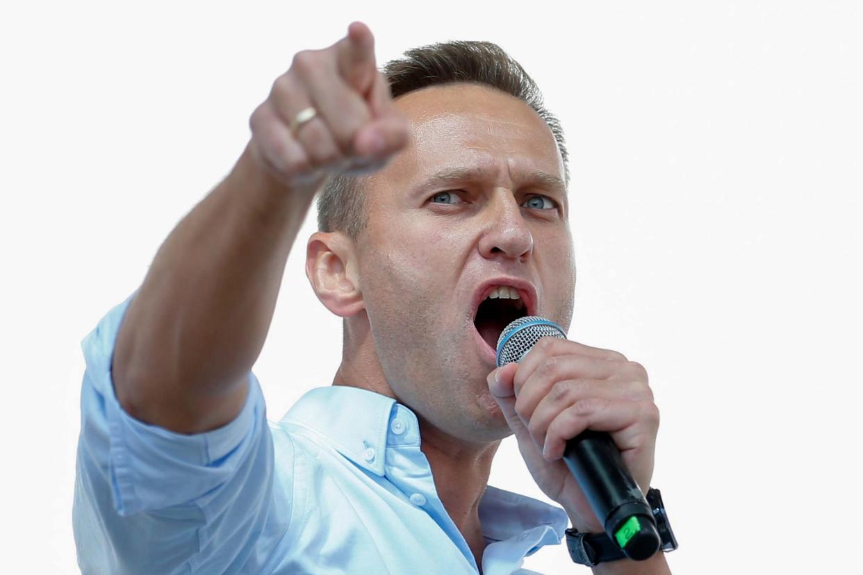 Russian opposition leader Alexei Navalny: AFP/Getty Images