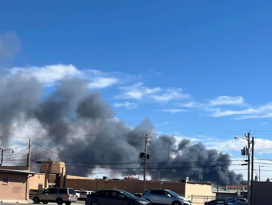 Fire at Evraz Steel Mill