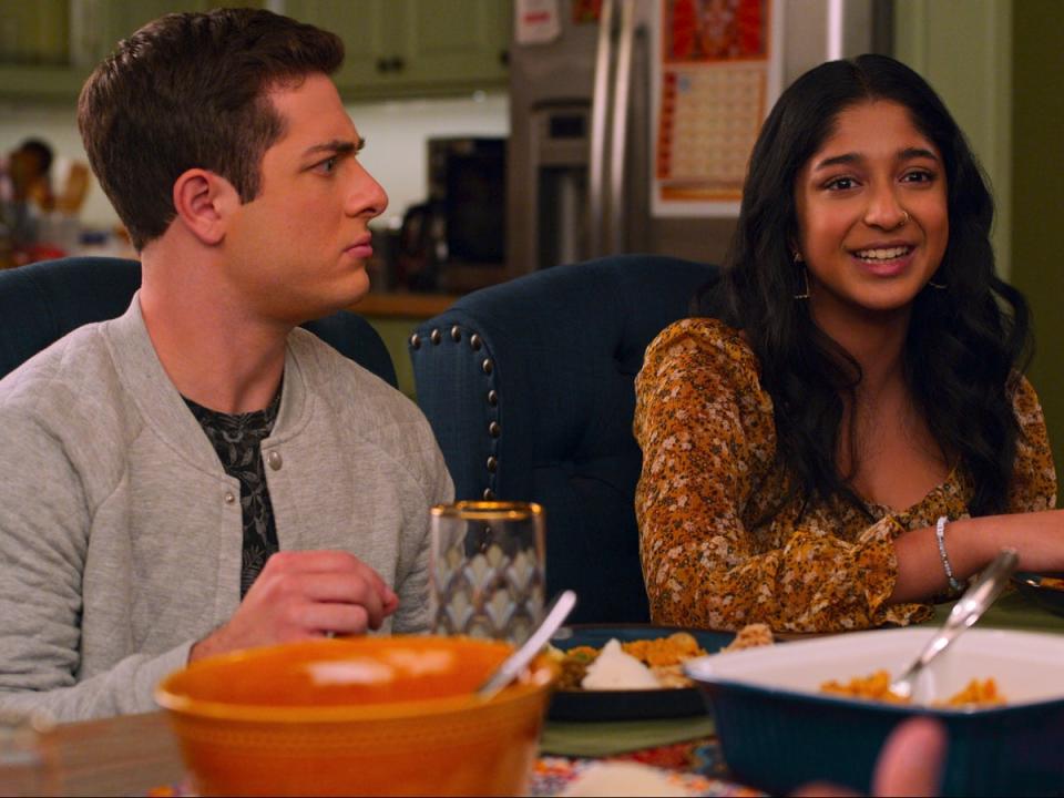 Ben and Devi in Never Have I Ever season three (Netflix)