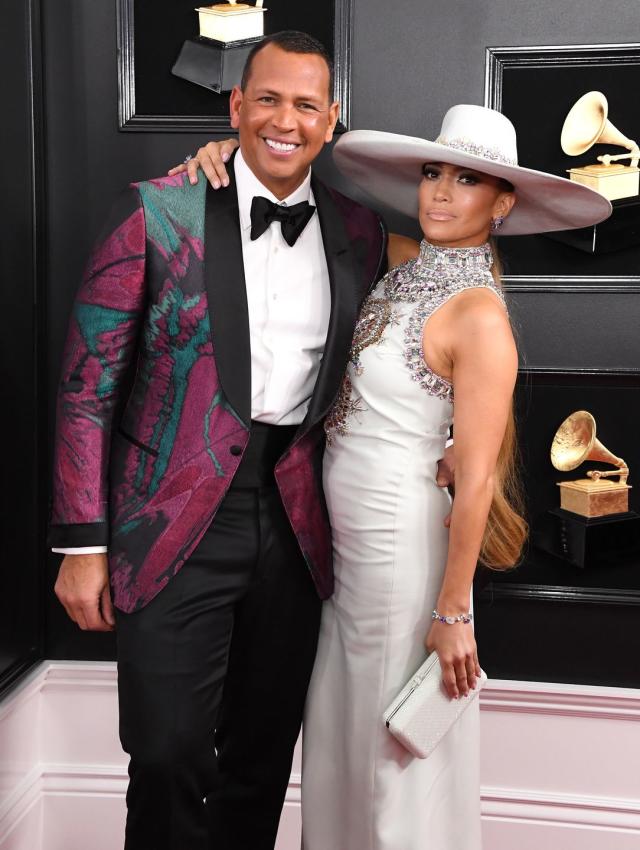 Jennifer Lopez Wore the Glitziest Tom Ford Dress With Alex Rodriguez on the  Oscars Red Carpet