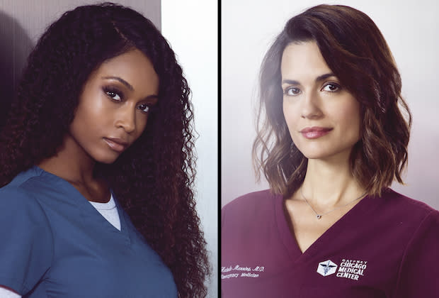 Chicago Med Yaya DaCosta Torrey DeVitto