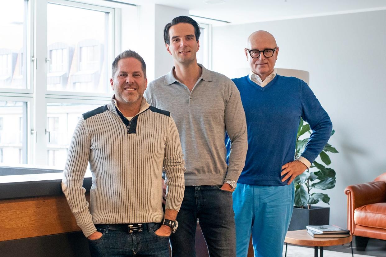 BMG's Jon Loba, Thomas Coesfeld, Thomas Scherer