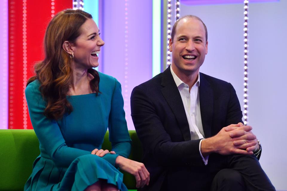 Kate and William joined youngsters on The One Show (Getty)