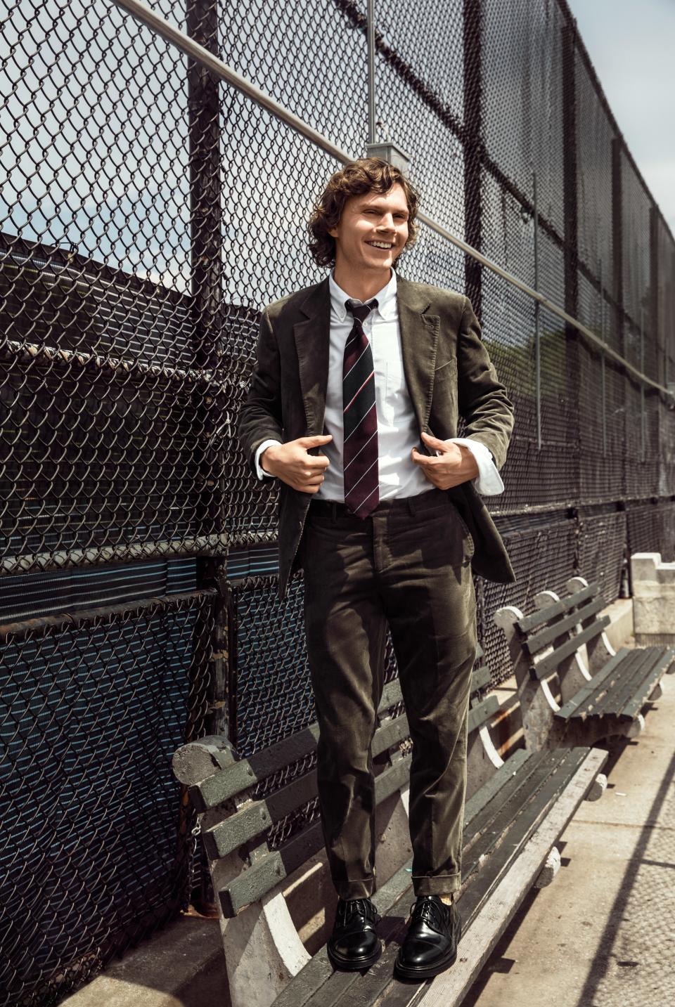 All of your summer fits should strive to look this chilled out. (Yes, the suit can still hold its own in our casual era.) Let Peters here run a clinic on how to pull off the relaxed vibe.