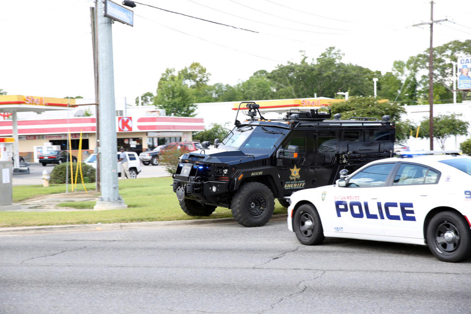 Several police officers shot in Baton Rouge