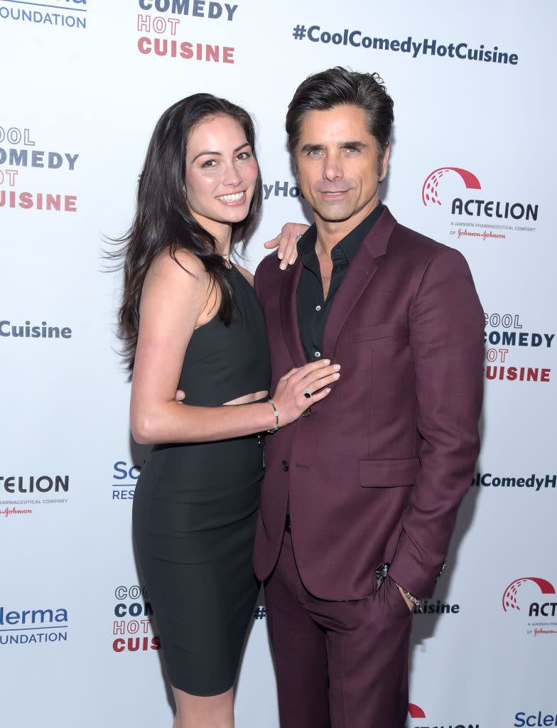 John Stamos and Caitlin McHugh