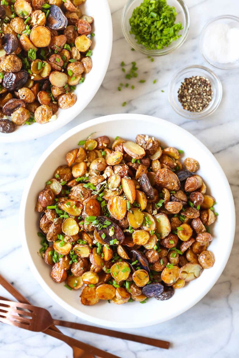 Crispy Roasted Herb Potatoes