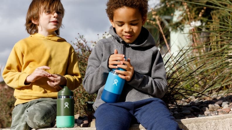 The durable HydroFlask will take them through the day.