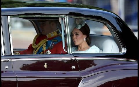 Duke and Duchees of Cambridge arrive at Buckingham Palace - Credit:  Andrew Parsons / i-Images