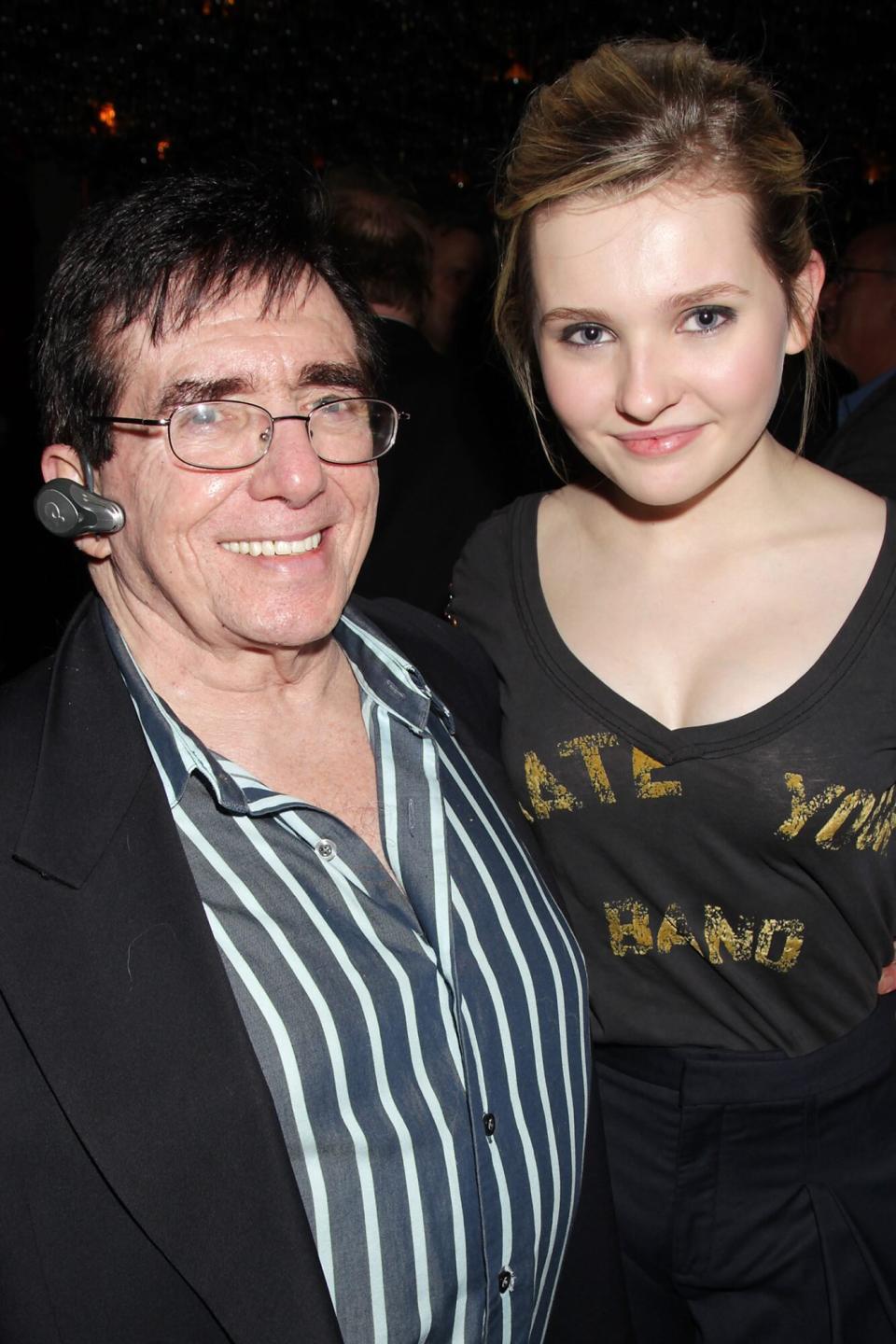 Abigail Breslin with father Mike Breslin 'Janie Jones' film screening after party