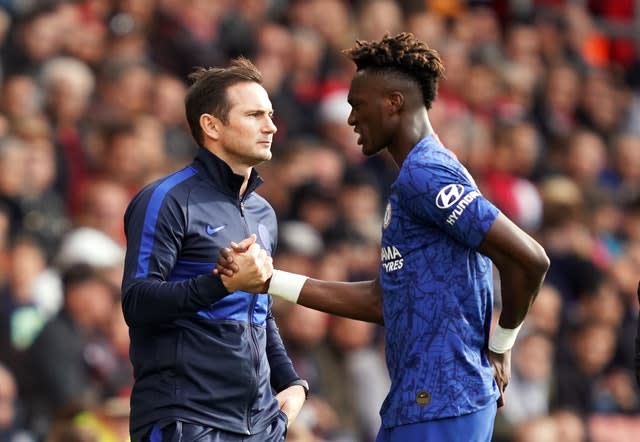 Chelsea boss Frank Lampard confirmed Tammy Abraham (right) was 