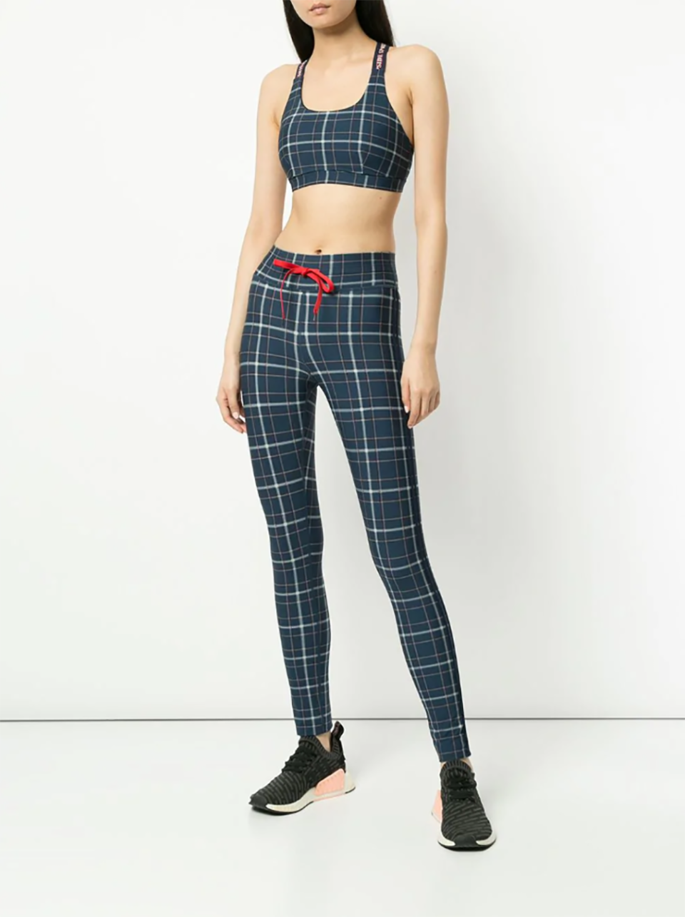 The Upside Check Print Leggings, $42