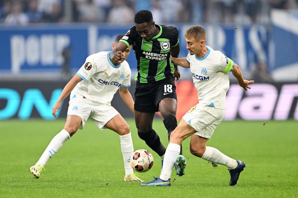 Danny Welbeck in action against Marseille  (Getty Images)