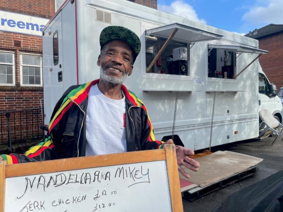 Daily Echo: Robert Green, known as â€˜Mikeâ€™ and his food truck
