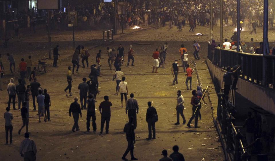 Street violence in Egypt