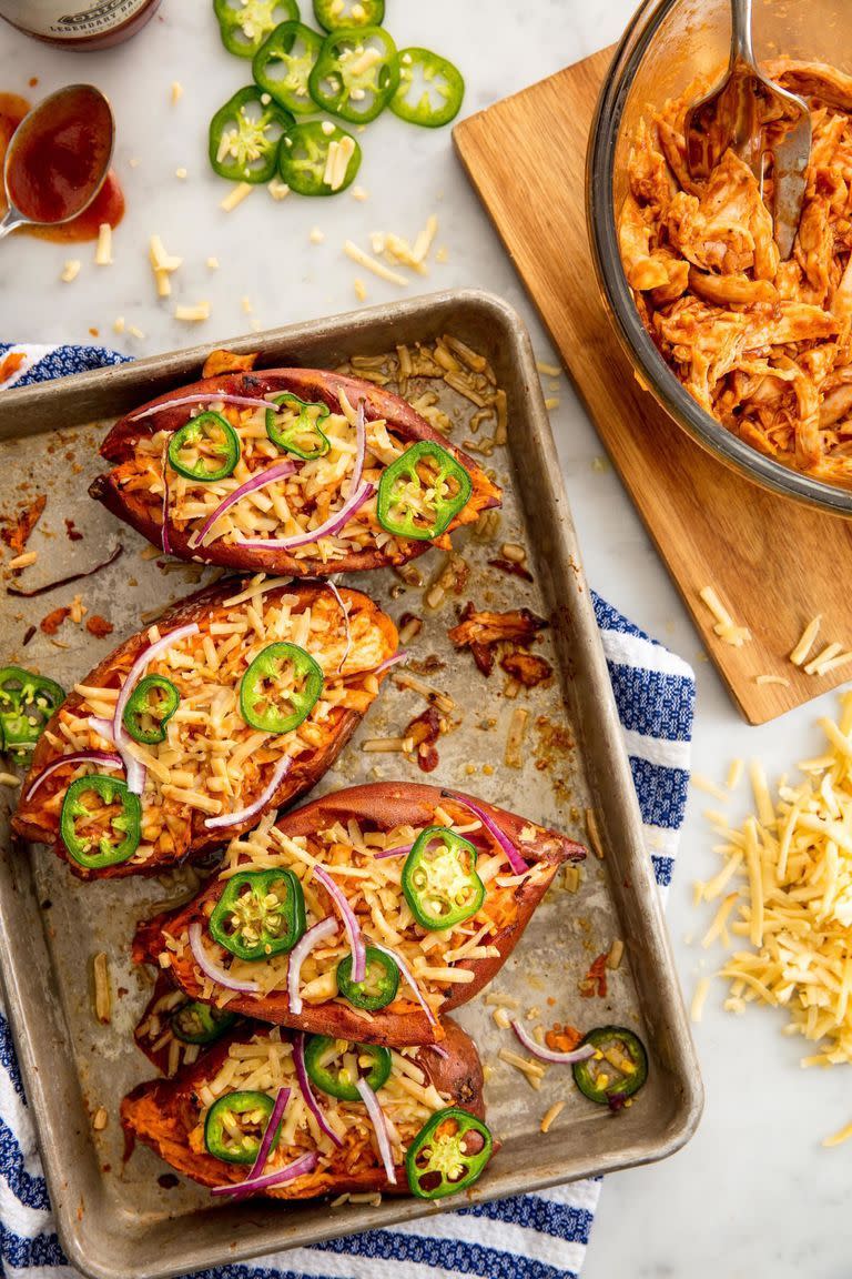 BBQ Chicken Twice-Baked Potatoes