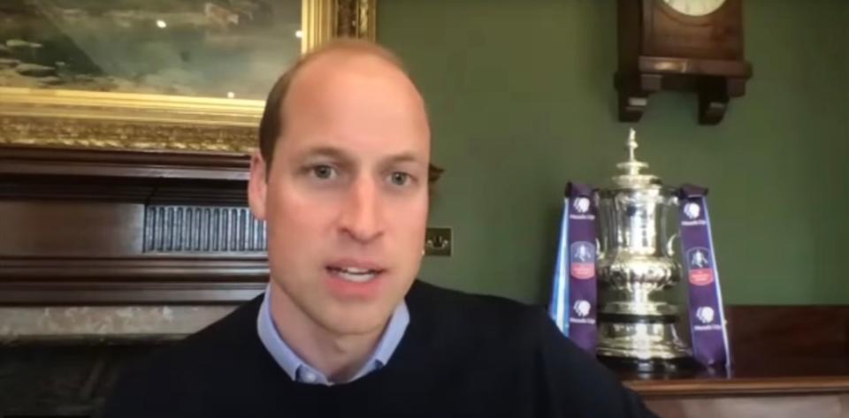 Prince William in another online appearance from Anmer Hall. The Royal Family