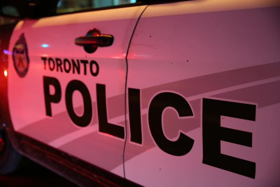 Officers arrested two men and two women in the vehicle, Toronto police say. (Mark Bochsler/CBC - image credit)