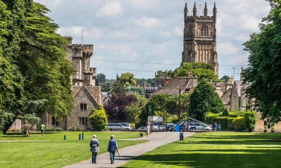 English idyll: Cirencester, Gloucestershire.