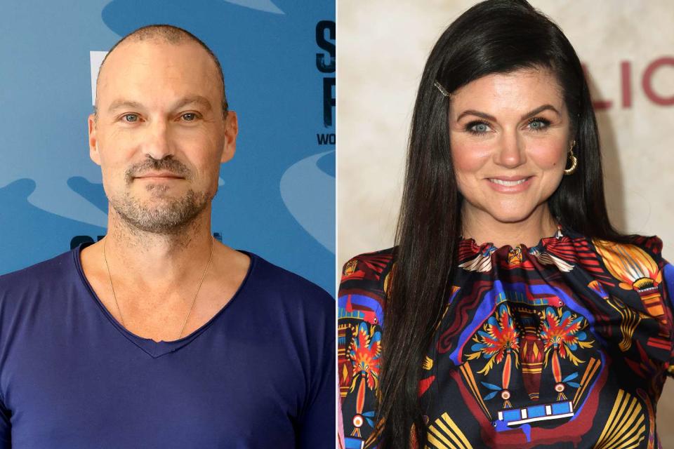 <p> Kevin Winter/Getty Images; Steve Granitz/FilmMagic</p> Brian Austin Green and Tiffani Thiessen