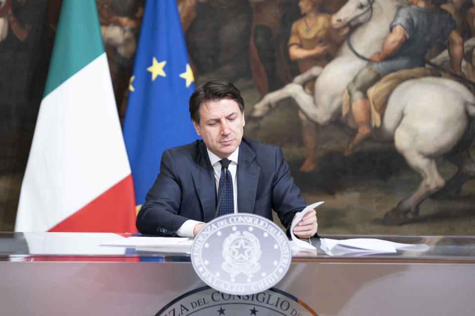 Il premier Giuseppe Conte (Foto Filippo Attili/Palazzo Chigi/LaPresse)