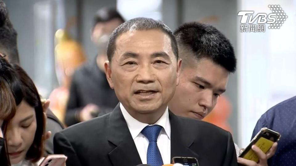 國民黨2024總統參選人、新北市長侯友宜（圖／TVBS）