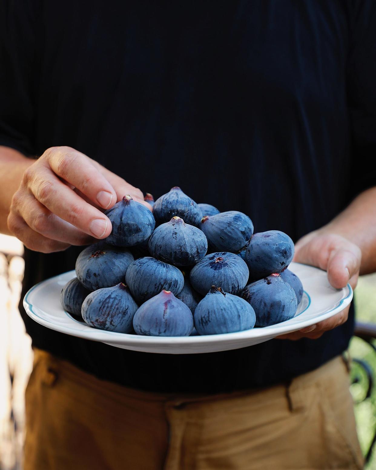 A pile of figs