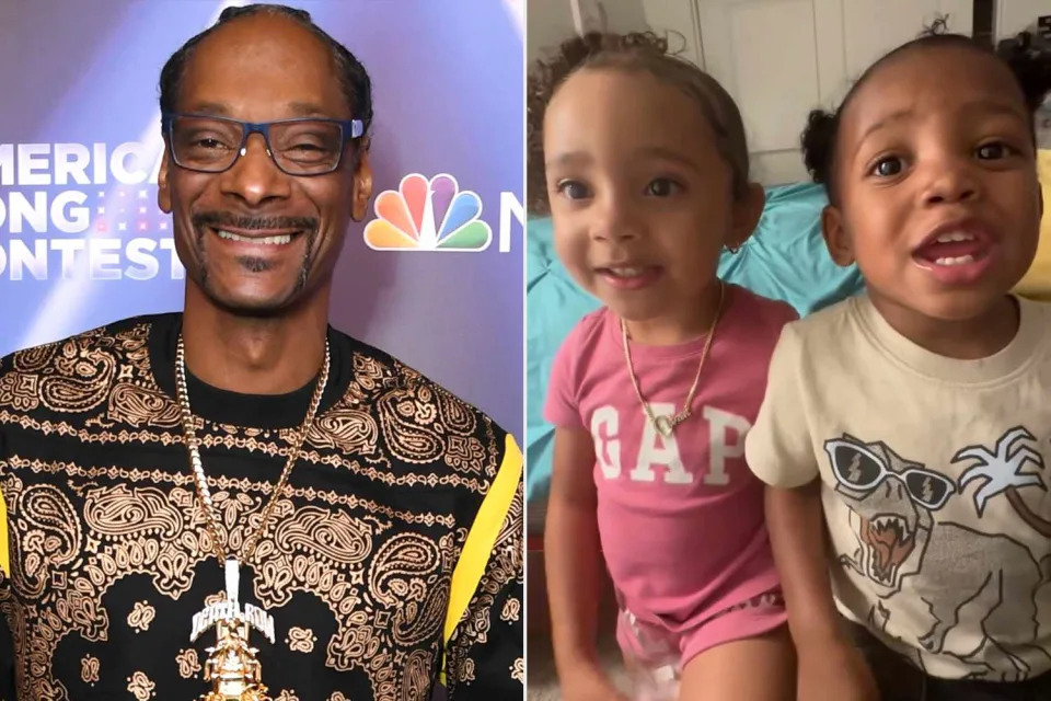 <p>JC Olivera/WireImage; Snoop Dogg/Instagram</p> Snoop Dogg, Grandkids