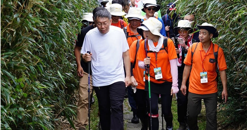 柯文哲表示段宜康與王世堅是韓流興起的始作俑者。（圖／台北市政府提供）