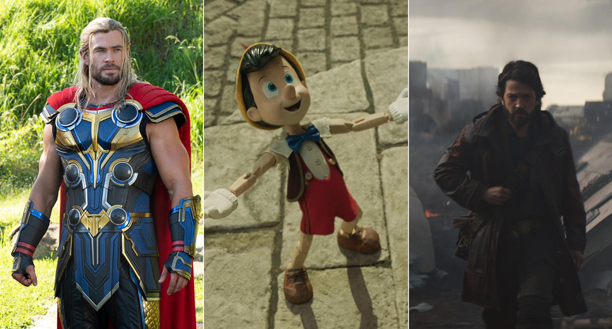 Thor, Pinocchio and Andor feature in Disney+ Day. (Disney)