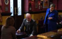 <p>Rainie sees red as a result of Cora's goading at The Vic.</p>